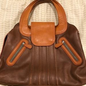 Oral Kiely Rowan Leather Zip Handbag